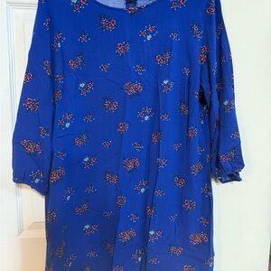 Old Navy Blue Floral Dress